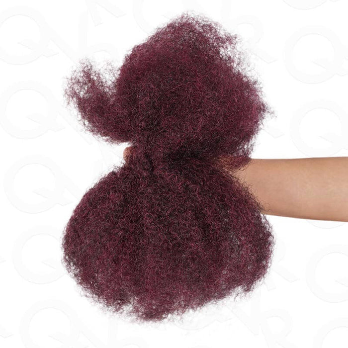 afro kinky bulk hair 3 color mixed soft texture
