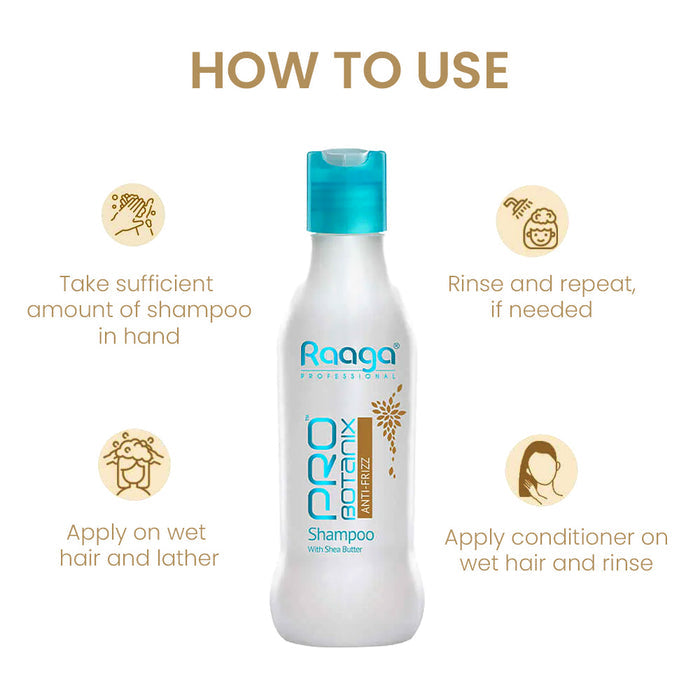 Raaga Professional Pro Botanix Anti-Frizz Shampoo 250Ml