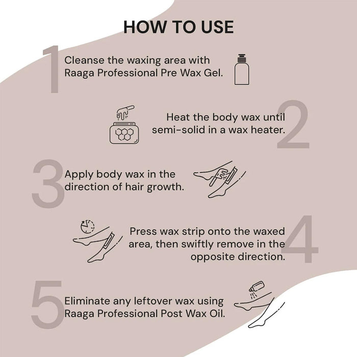 Raaga Professional White Chocolate Liposoluble Wax 800Gm