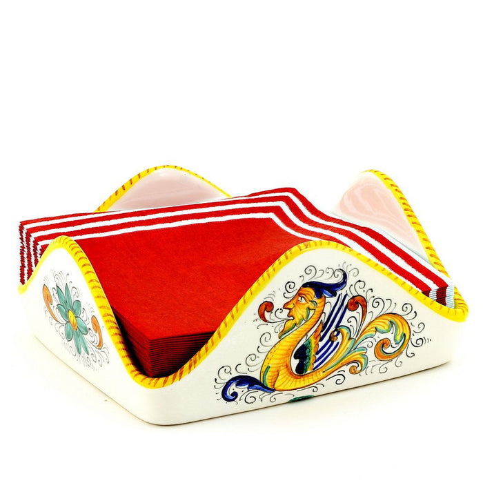 RAFFAELLESCO CLASSICO: Square Napkins Holder (For Luncheon Size napkins 6.5"x6.5")
