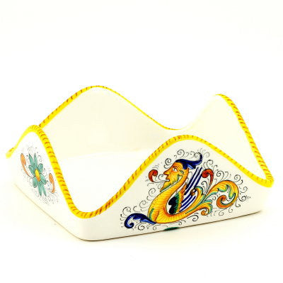 RAFFAELLESCO CLASSICO: Square Napkins Holder (For Luncheon Size napkins 6.5"x6.5")
