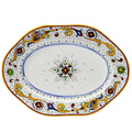 RAFFAELLESCO DELUXE: Hexagonal Extra Large  Oval Platter