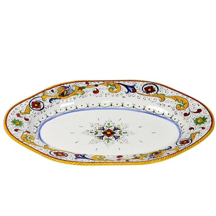 RAFFAELLESCO DELUXE: Hexagonal Extra Large  Oval Platter