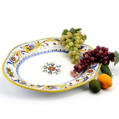 RAFFAELLESCO DELUXE: Hexagonal Extra Large  Oval Platter
