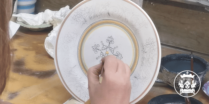 RAFFAELLESCO DELUXE: Oval Tray with Handles