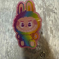 Rainbow Labubu Badge Reel