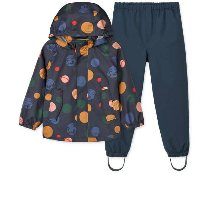 Liewood - Rainwear Set - Pedia - Universe/Classic Navy