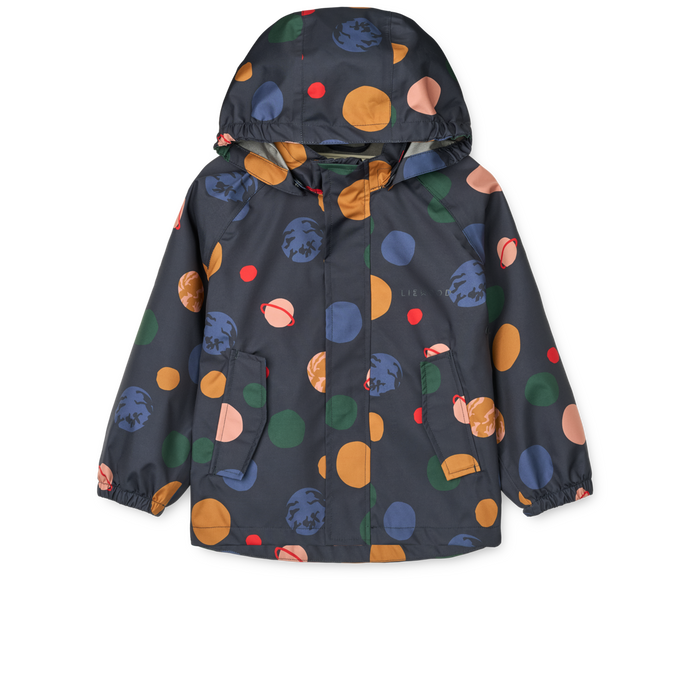 Liewood - Rainwear Set - Pedia - Universe/Classic Navy - Jacket/Front
