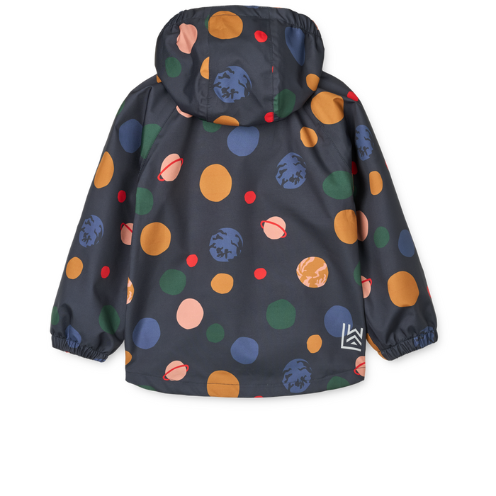 Liewood - Rainwear Set - Pedia - Universe/Classic Navy - Jacket/Back