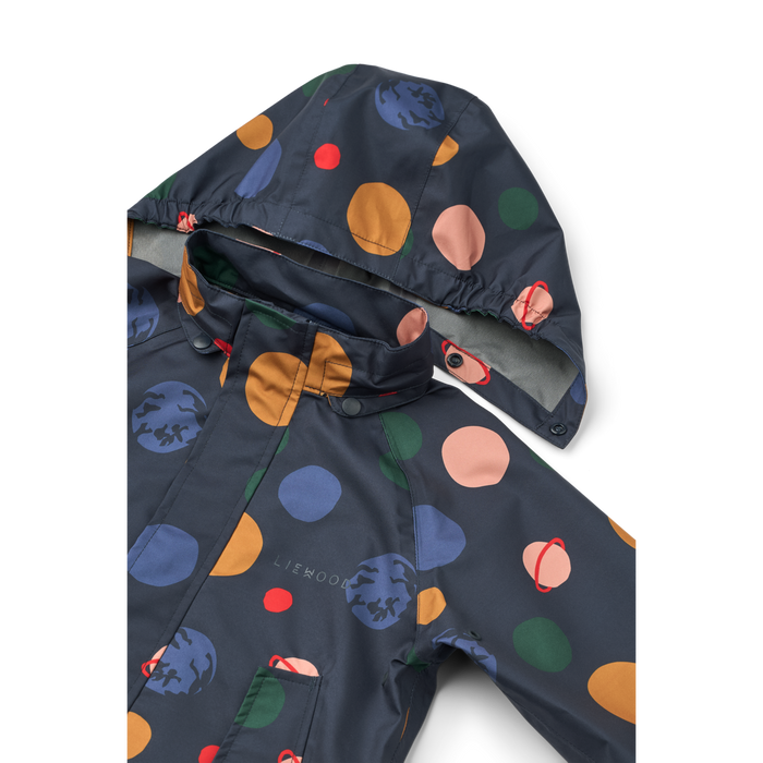 Liewood - Rainwear Set - Pedia - Universe/Classic Navy - Details 2