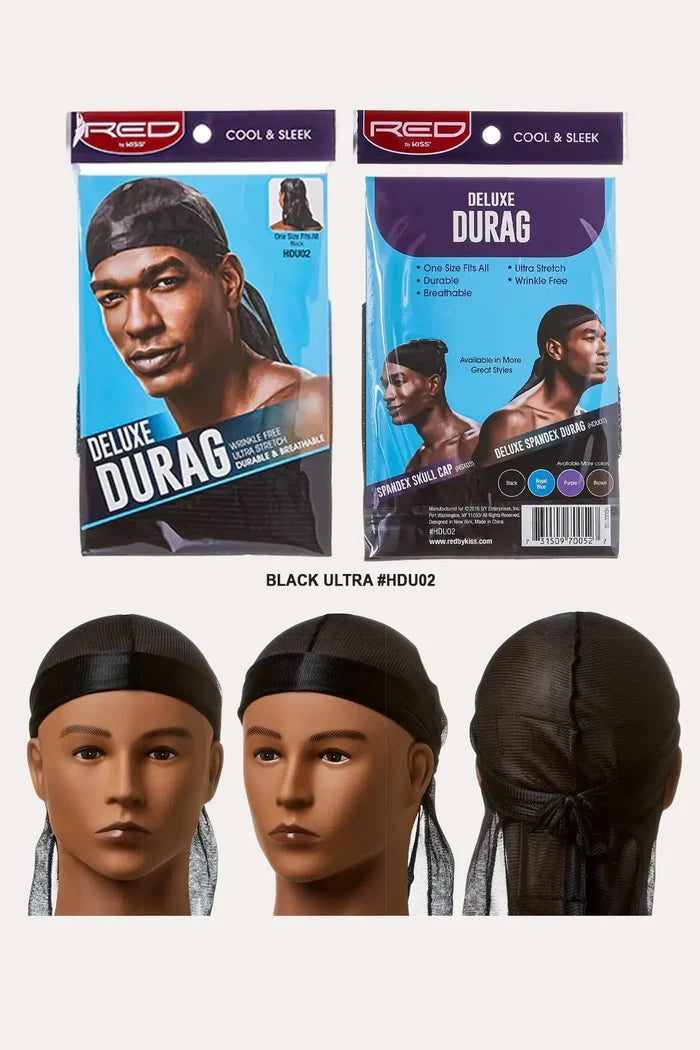 RED BY KISS DELUXE DURAG RED BEAUTY