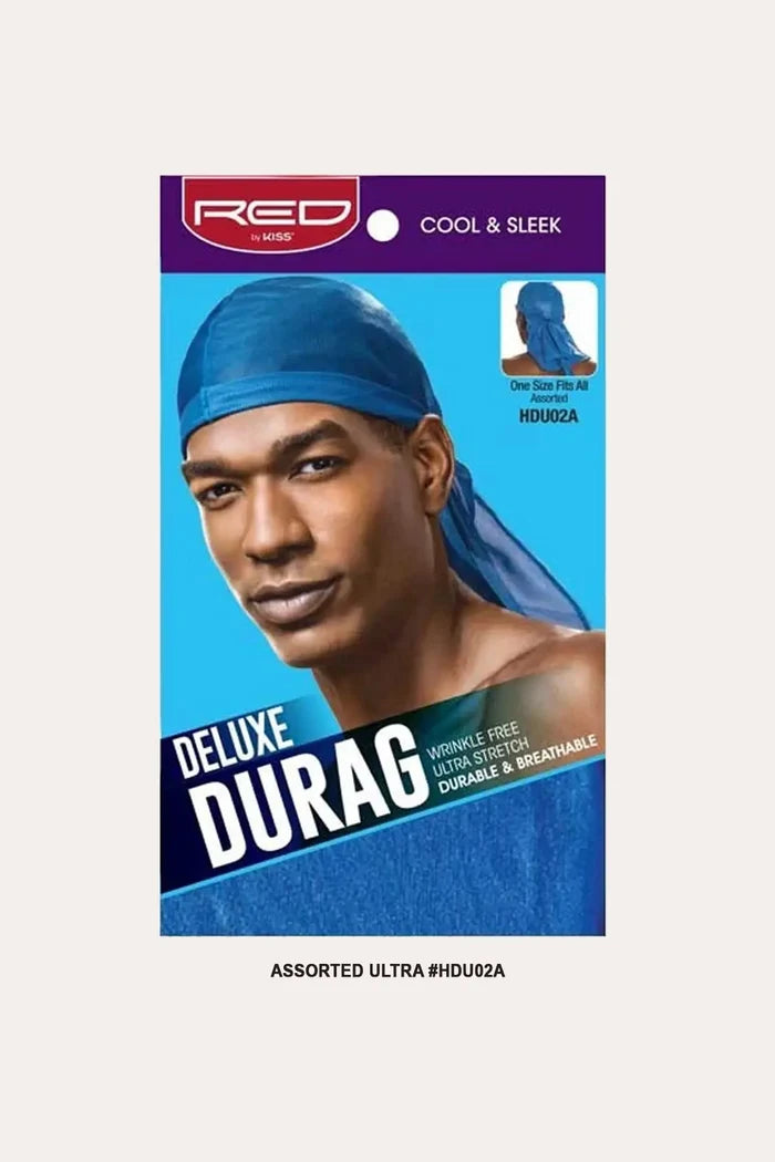 RED BY KISS DELUXE DURAG RED BEAUTY