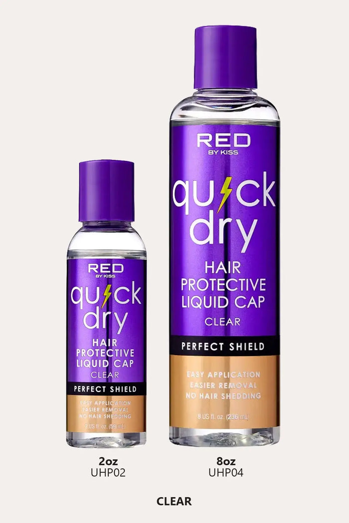 RED BY KISS QUICK DRY HAIR PROTECTIVE LIQUID CAP RED BEAUTY
