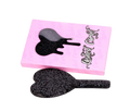 Rhinestone Heart Handheld Mirror – Glam Edition