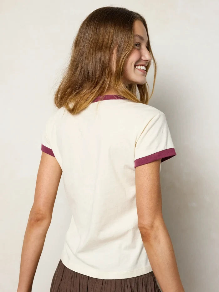 Ringer Cotton Baby Tee Shirt - Heart & Soul-view 5