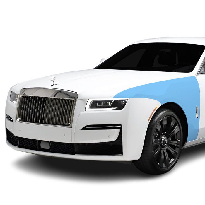 Fits Rolls Royce Ghost 2021+ Precut Premium Paint Protection Film Clear Bra PPF Decal Film Kit Cover - Bogar Tech Designs