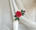 Round Camellia Chanhua Materials Flowers DIY Kit - Include Detailed Video Tutorial