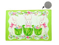 Round Top Cabbage Bunny Bamboo Mat