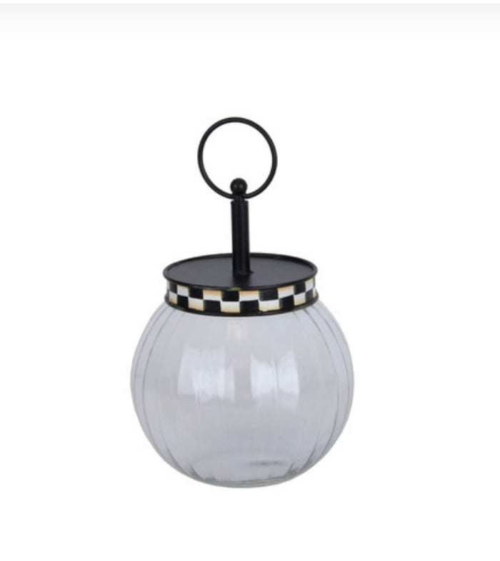 Round Top Collection Celebrate Everyday Checked Bubble Jar