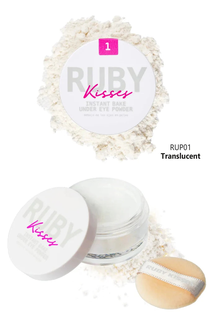 RUBY KISSES INSTANT BAKE UNDER EYE POWDER RED BEAUTY