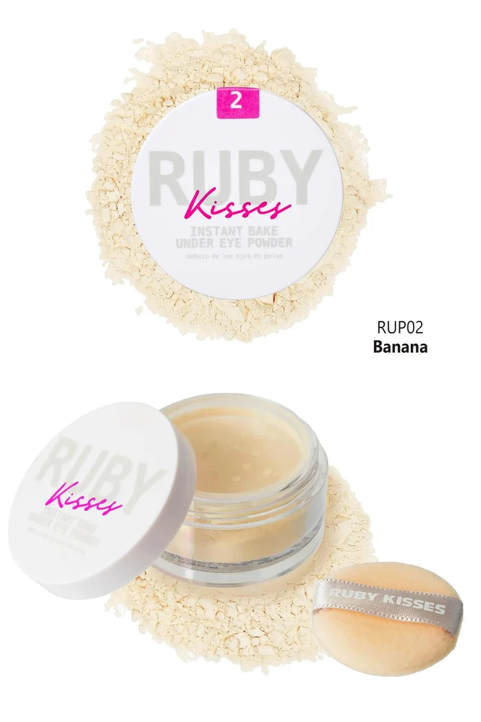 RUBY KISSES INSTANT BAKE UNDER EYE POWDER RED BEAUTY