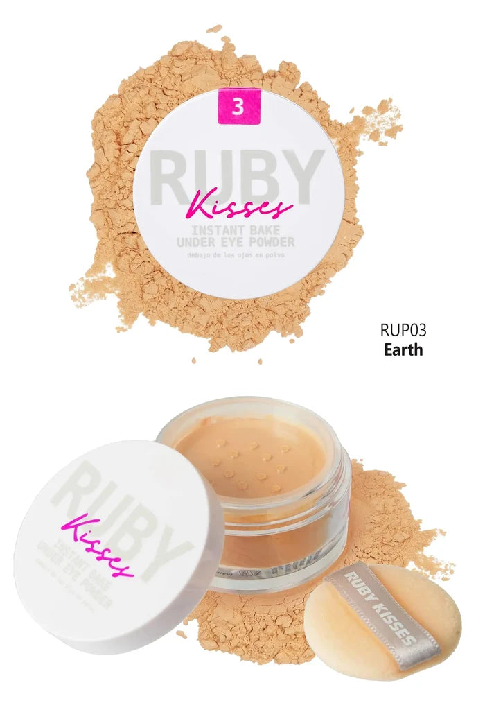 RUBY KISSES INSTANT BAKE UNDER EYE POWDER RED BEAUTY