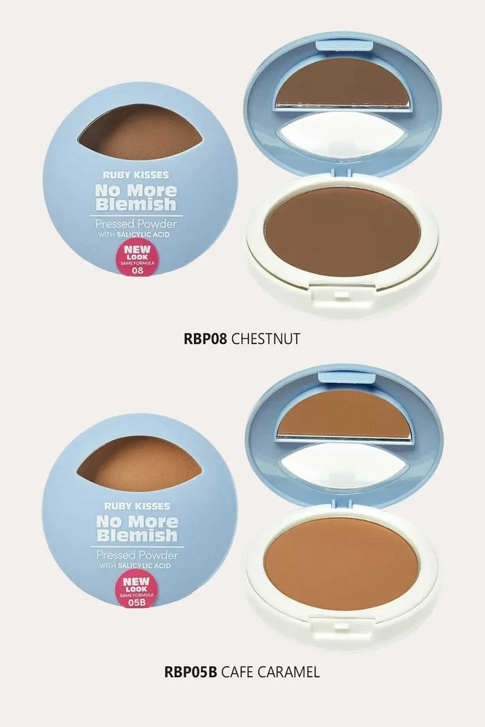 RUBY KISSES NO MORE BLEMISH PRESSED POWDER RED BEAUTY