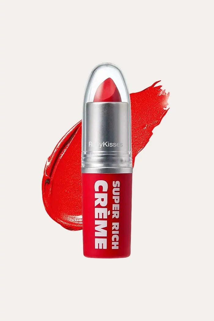 RUBY KISSES SUPER RICH CREME LIPSTICK (24 COLORS) IVY BEAUTY