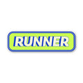 Runner Green Sticker