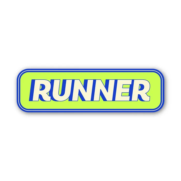 Runner Green Sticker