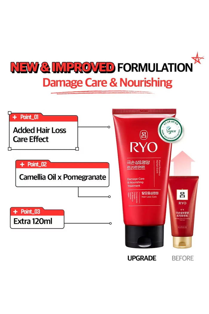 RYO DAMAGE CARE & NOURISHING TREATMENT 300ml RYO