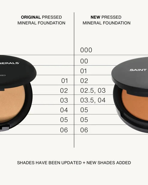Dermal Supplies foundation Saint Minerals Pressed Powder Foundation Compact - New Formulation **Pre Order**