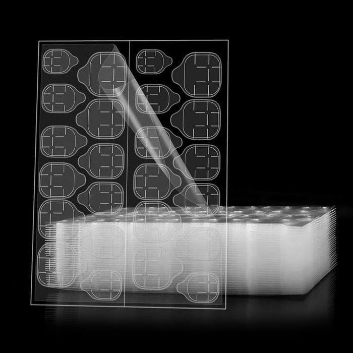 Sanas nail stickers for press on nails – double sided adhesive nail extension stickers (192 pcs)