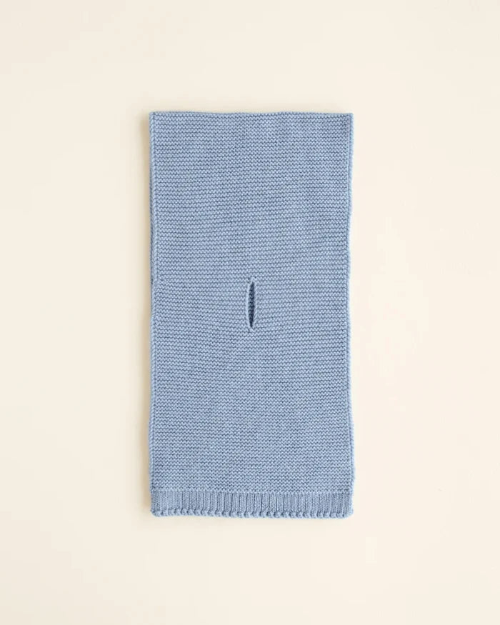 Hvid - Scarf - Ivo - Light Blue - Details