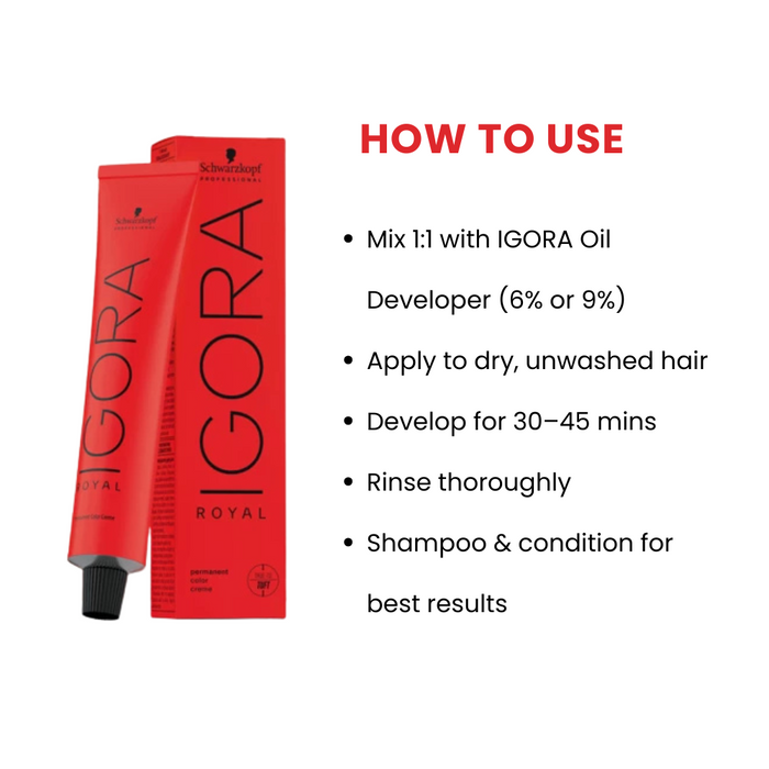 Schwarzkopf Igora Royal 3-68 Dark Brown Chocolate Red 60 Ml , Red