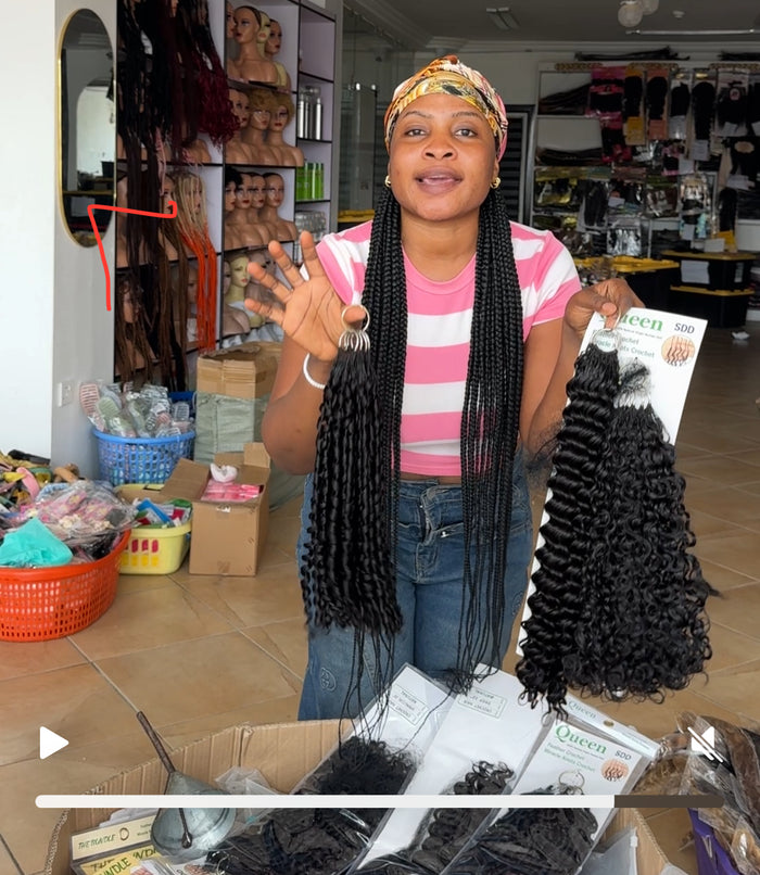 SDD Queen Miracle Knot Crochet Braids