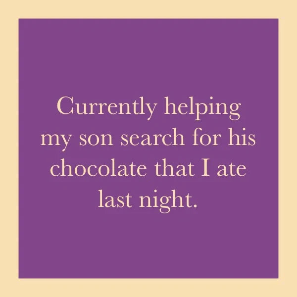 Search For Chocolate Coaster