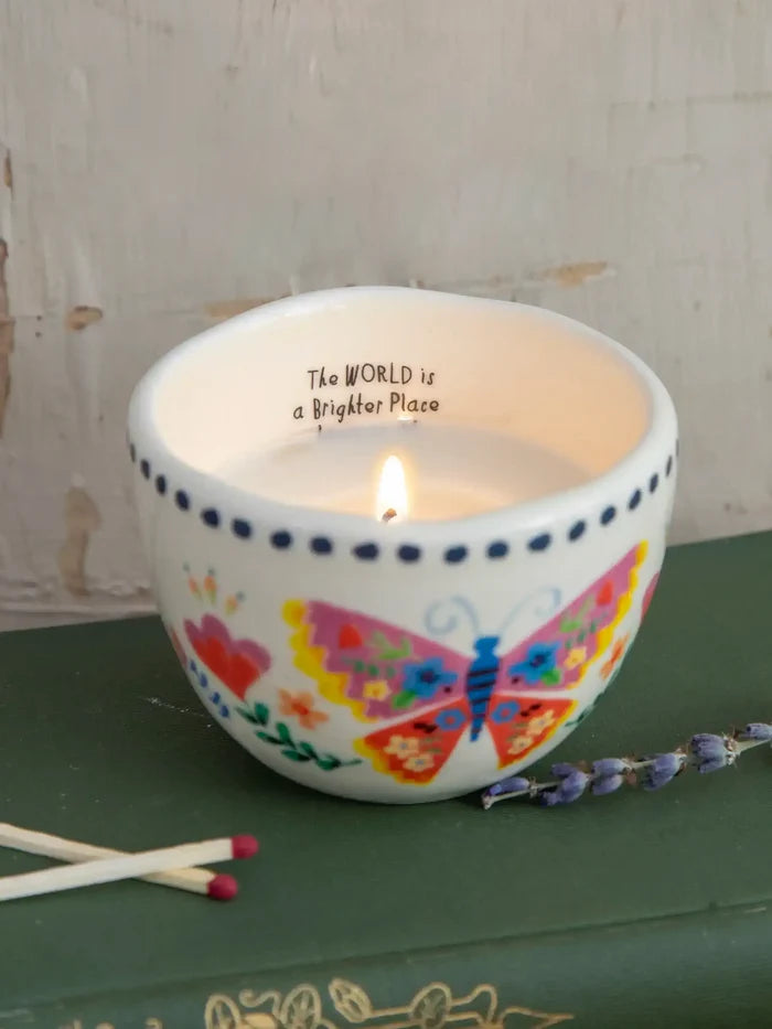 Secret Message Candle - Brighter Place-view 1
