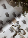 Set Of 3 Pieces Spruce Branches White Wrapping Paper - Magnolia Lane co. Home + Garden + Gift