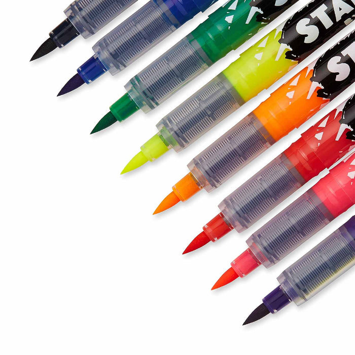 Sharpie Stained Fabric Markers, Medium Brush Tip, Assorted Colors, 8 Pack