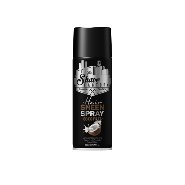 Shave Factory Hair Sheen Spray 500ml Coconut