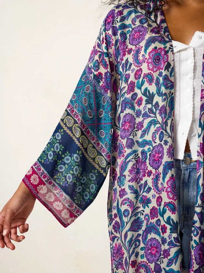 Sierra Duster - Sunnyfield Floral Purple-view 3