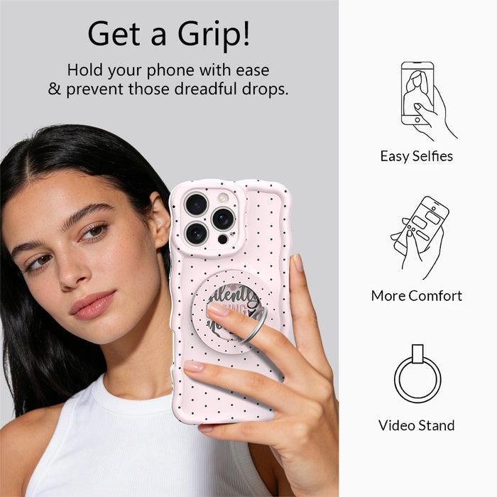 Silently Judging You Hold It Fancy MagSafe Grip Ring
