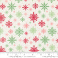 Snow- Christmas Snowflake- Merrily on High- Fat Quarter