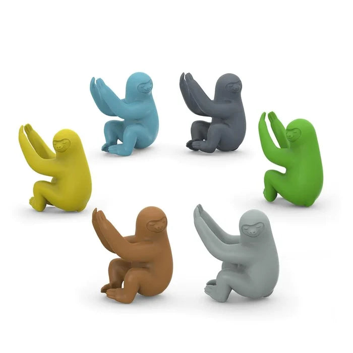 Social Climbers Sloth Wine Markers