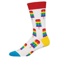 SOCKSMITH Gay Popsicle Socks - White