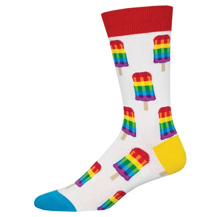 SOCKSMITH Gay Popsicle Socks - White