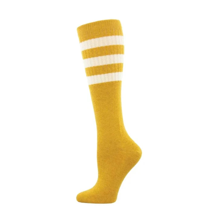 SOCKSMITH High Roller Stripe Socks - Gold