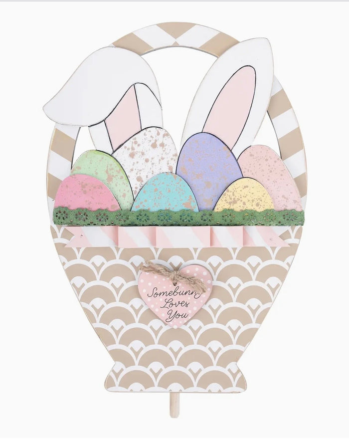 Speckled Eggs Easter Basket Topper