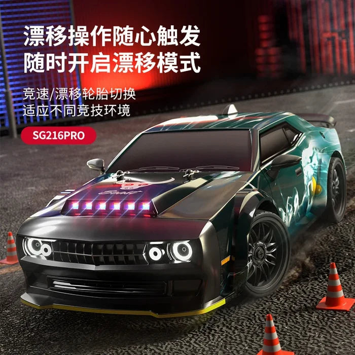 Speedy 1/16 Brushless Drift RC Car with LED Lights - Perfect Gift!